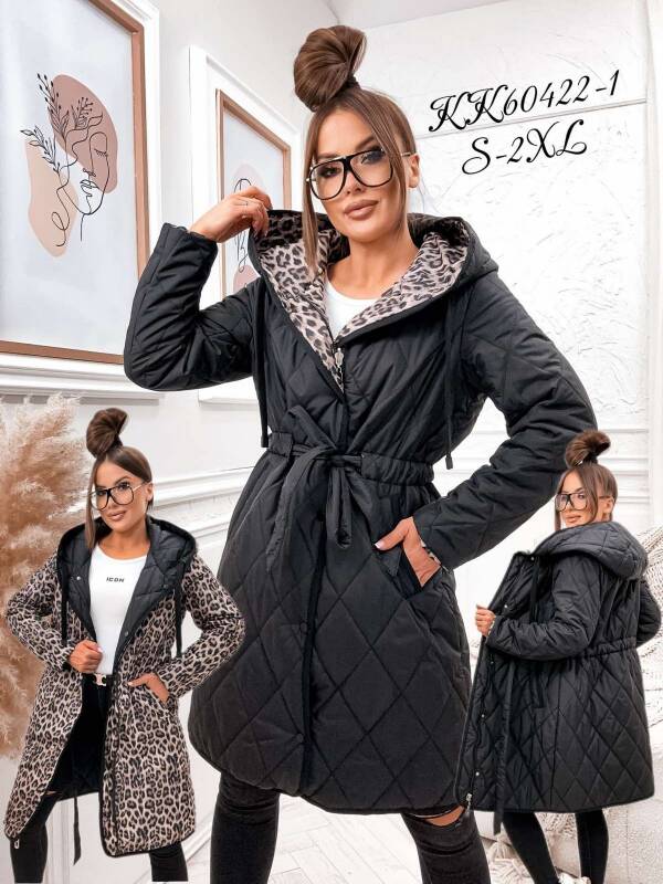 Plaszcze damkie  Roz S-2XL, 1 Kolor Paczka 5 szt